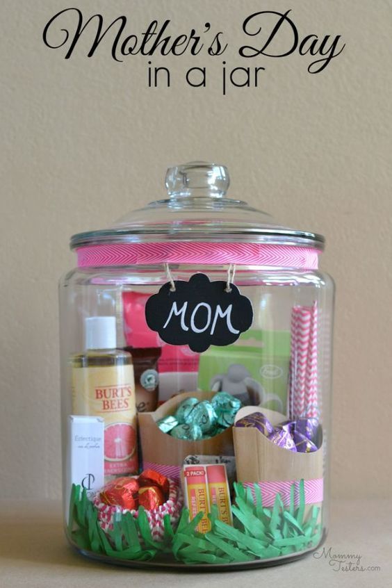 Creative DIY Mothers Day Gifts Ideas - Mother’s Day Gift In A Jar - Thoughtful...