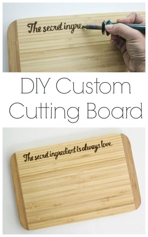 Mother S Day Gift Ideas Diy Custom Cutting Board Tutorial