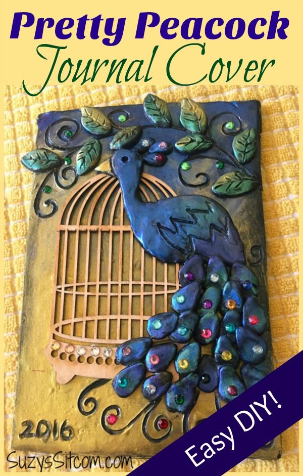 Mothers Day Gift Ideas Pretty Peacock Journal Cover Made