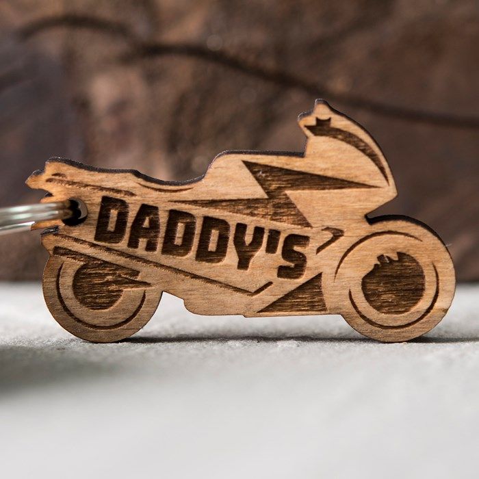 Personalised Wooden Key Ring