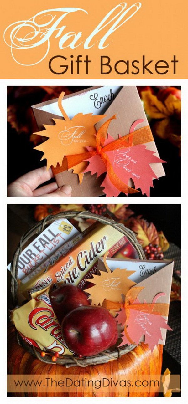 I “Fall” For You Gift Basket.