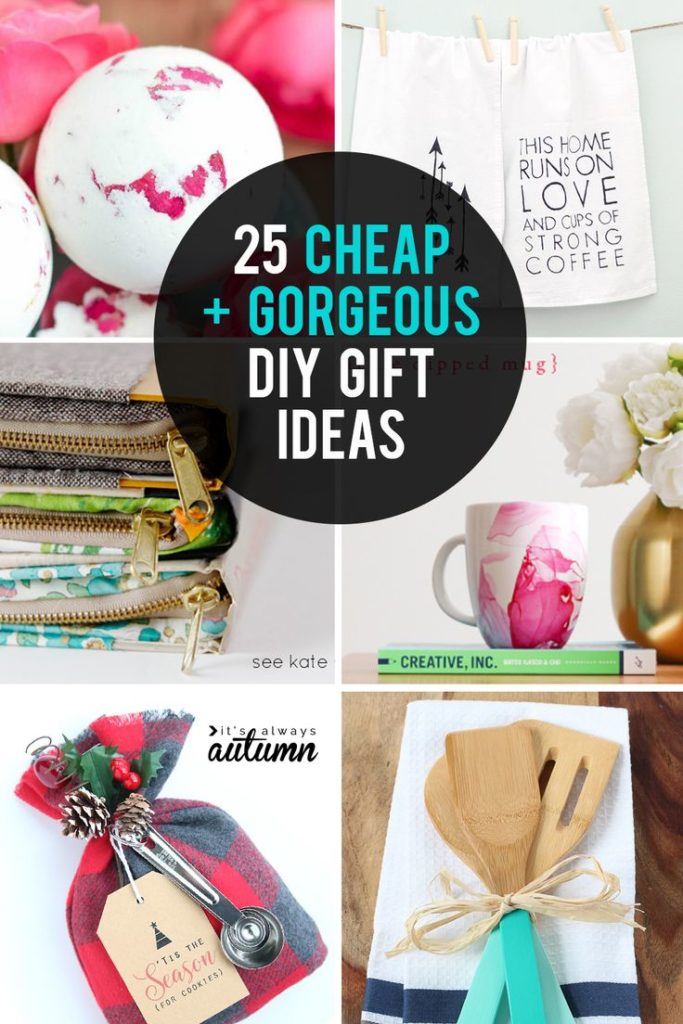 Birthday Gifts : These DIY gifts ideas are cheap AND gorgeous! Great