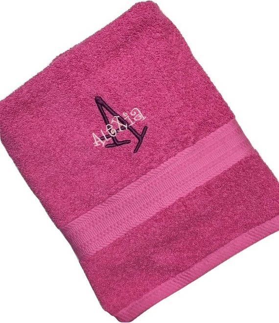 personalised kids towels