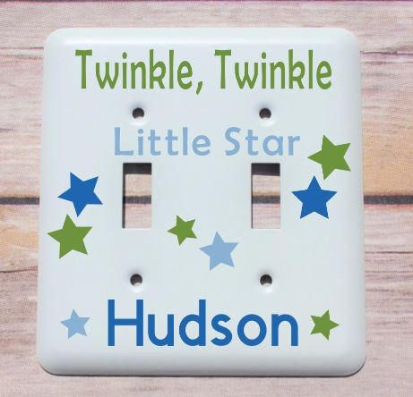 Personalized Twinkle Twinkle Little Star Nursery Decor Custom