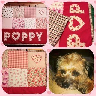 Bespoke personalised dog/cat/baby quilts made to order, contact me lizzy_1964@me...