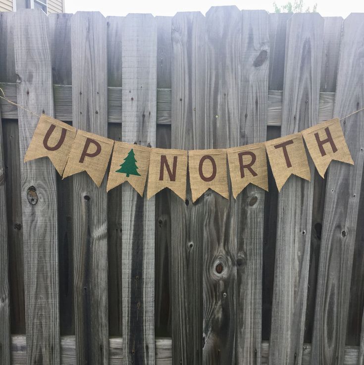 Personalised Gifts Ideas Up North Banner Up North Sign