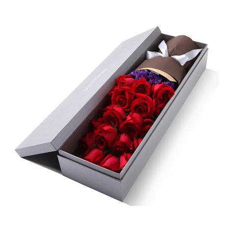 
12 Red Roses in Box